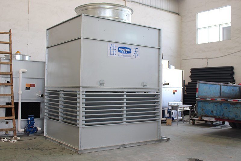 钢厂用闭式冷却塔安装示意流程